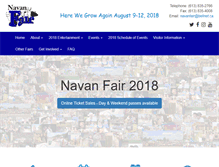Tablet Screenshot of navanfair.com